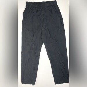 GAP Black Wind Breaker Jogger Pants Sz Med